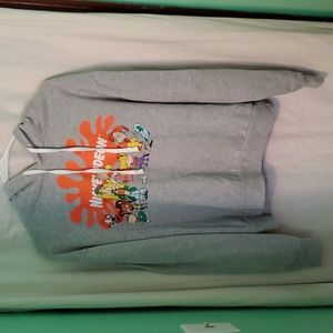 Nickelodeon Gray Hoodie for Women